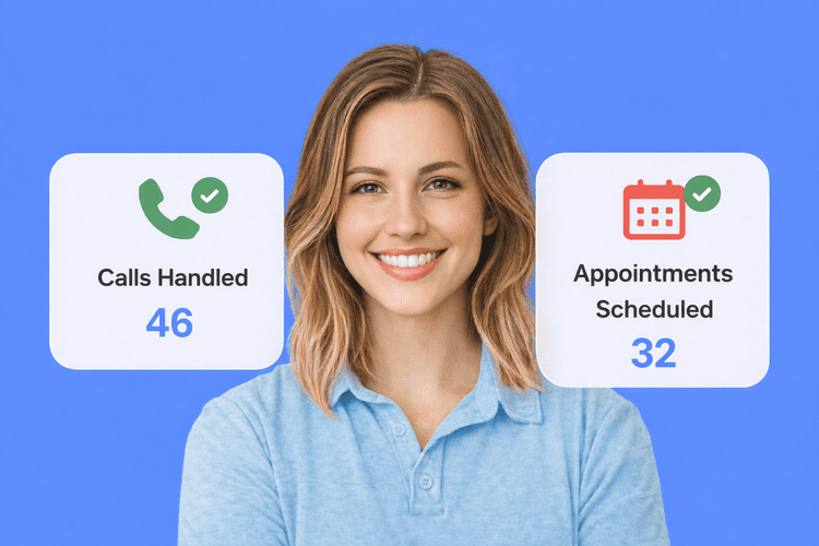 CoreReach AI call answering dashboard